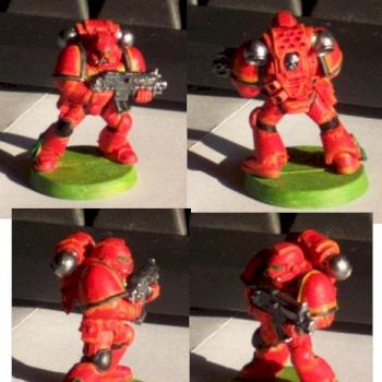 My second Space Marine - a Blood Angel by oenone
