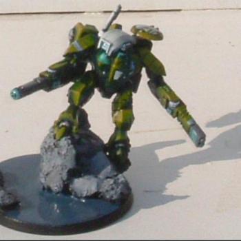 Forge world tau battle suit by Padiwan Chris