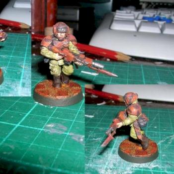 Cadian shock trooper (with base fixed) by cheaky