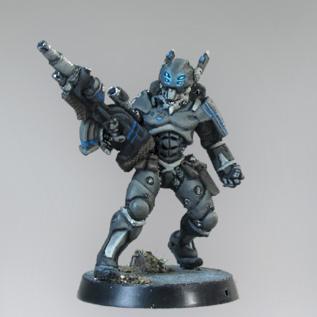 Infinity Orc Trooper with Multi Rifle by Kernspalt