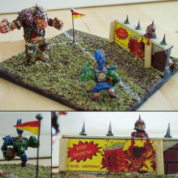 Diorama Blood Bowl by dju