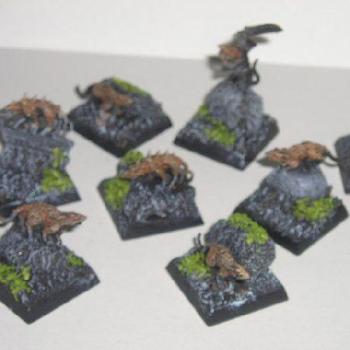 rats géants skavens by lahad