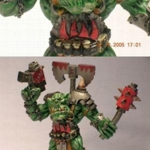 Ork Nob For Gorkamorka by painted with passion