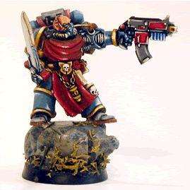 SPACE MARINE CAPTAIN by PM miniatures