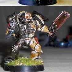 Close combat Space Marine by Spamus Eatus