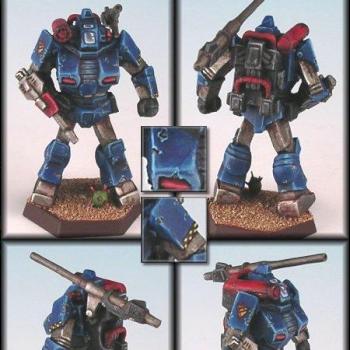 Battletech Dougram Shadowhawk by EArkham
