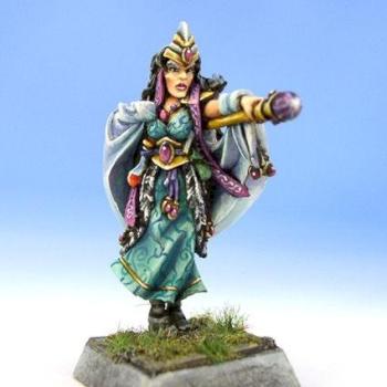 Female High Elf Mage by SaxonAngel