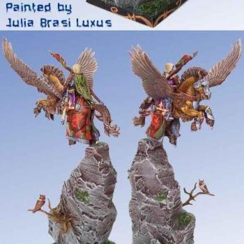 Bretonnian Duke on Royal Pegasus by JuliaBrasiLuxus