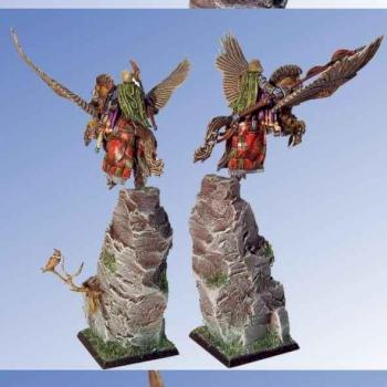 Bretonnian Duke on Pegasus by Julie Brasi Luxus by Black Gobbo