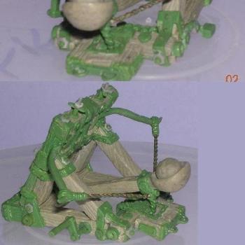 Dwarf stone thrower by Arekarkadiusz