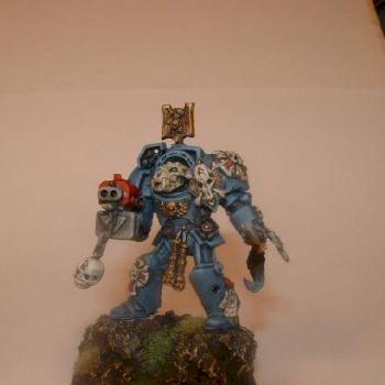 Space wolf battle leader in terminator armor by loki7