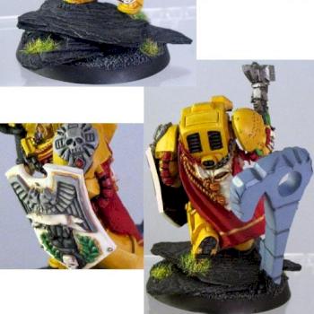 Imperial Fists Captain Lysander by illuminatijack