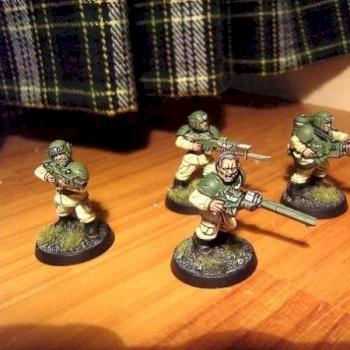 Imperial guard cadian squad by Akore