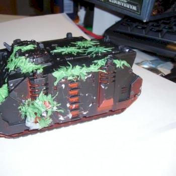 Nurgle Rhino Work in Progress by NoIdea4Nick