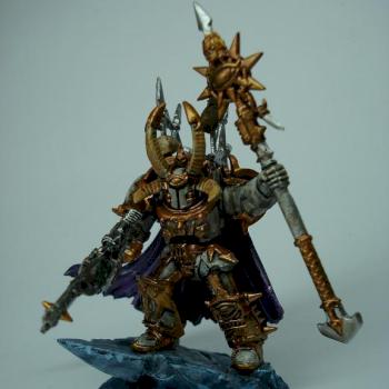 Chaos Terminator Sorcer Lord by klausdemon