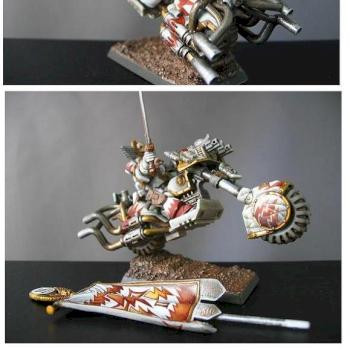 Kor'sarro Khan, White Scar 3rd company captain by Papoulakos