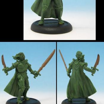 Dark Elf/Vampire Green Unproduced. by Blendedstudio