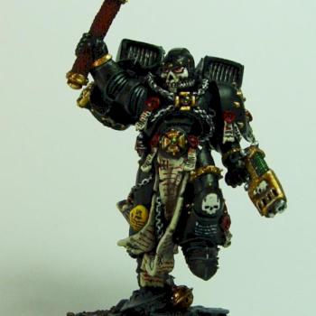 Imperial Fists Chaplain by cyphercodicer1983