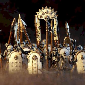 Tomb Kings Skeleton regiment by Pirce