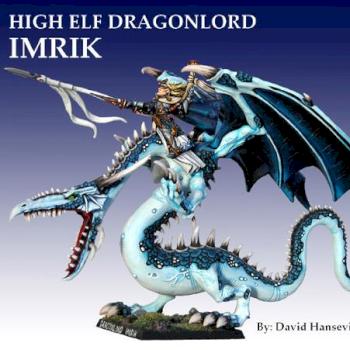 HIGH ELVES - Dragonlord Imrik by lev trotskij