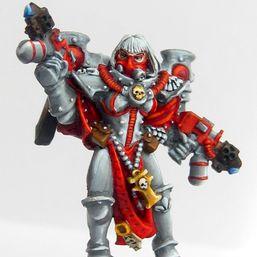 Sisters of Battle Seraphim with flamer by Ija