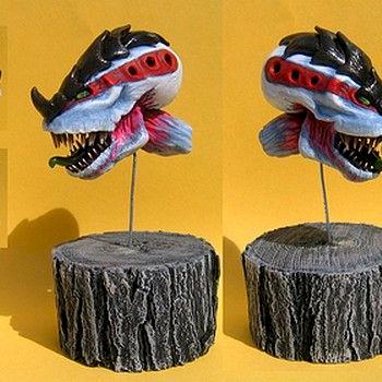 tête de gaunt en fimo by valzak