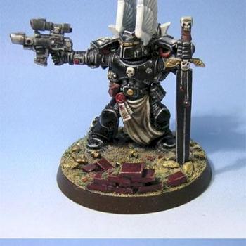 Black templar -CONVERTED- emperor champion by brainless