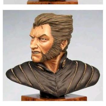 Wolverine Bust by piquifl