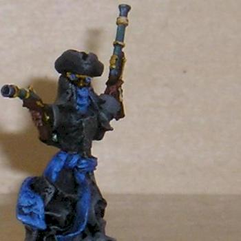 Warmachine Cygnar Gun Mage Captain Adept Conversion by Scaramouche