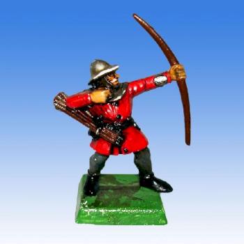 My first miniature (old archer) by Cobbea