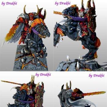 Archaon as Khorne General by Drukhi