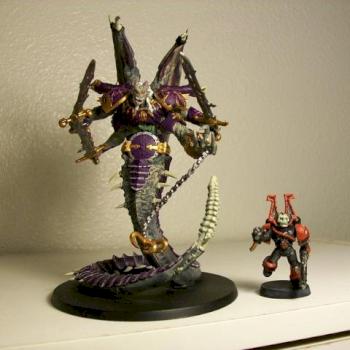 fulgrim daemon prince by ChaosiGoodness
