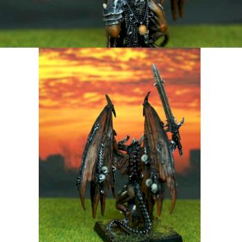 Warhammer MPG Painted Daemon Prince Belakor DC31 by miss painting