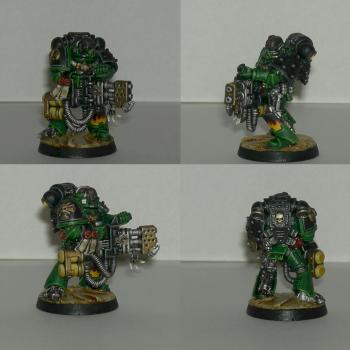 Salamander Sternguard with Heavy Flamer by GraemePaul