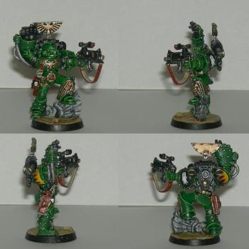 Salamander Sternguard with Powerfist by GraemePaul