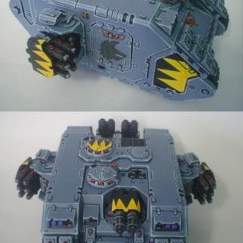 Space Wolves Land Raider by Zuzu