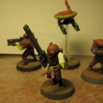 Tau Fire Warriors by feydrautha