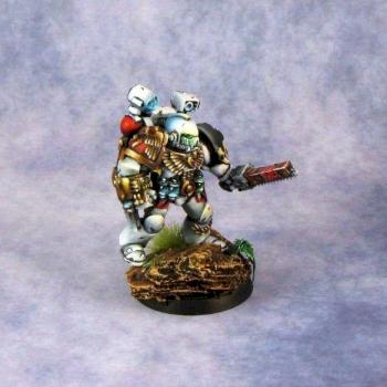 Blood Angel Sanguinary Priest by Orkish by WhiteRavenFactory