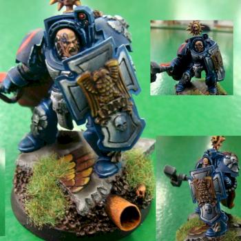 Space marine captain by Golgamoth