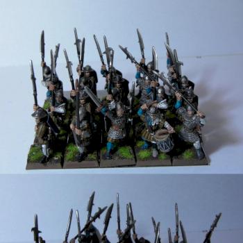 Bretonnian Men at Arms by peloso