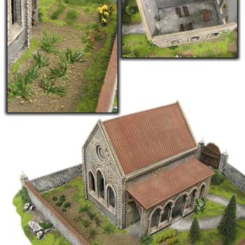 Monastery in 28mm scale by Dirk