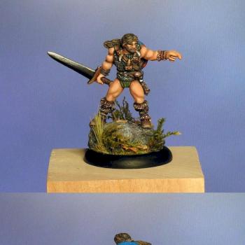 Grenadier Barbarian Swordsman by shanerozzell