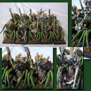 Forest Goblin Spider Riders by Cake