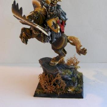 Bretonnian Knight Lord conversion by Eclipseddstny