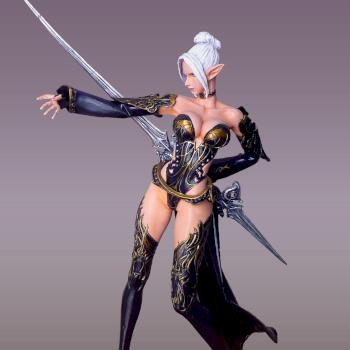 Lineage dark elf female by trollmaltes