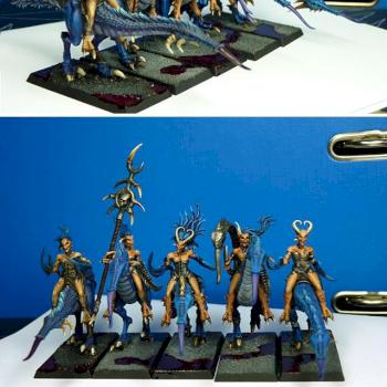 mounted demonetes by EjercitoElfo