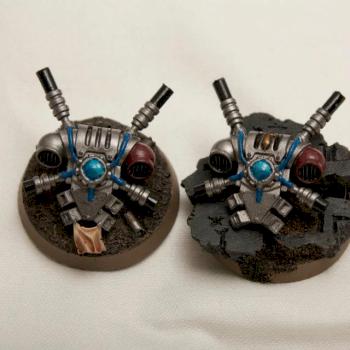 Grey Knight objective markers by TyrionLanister