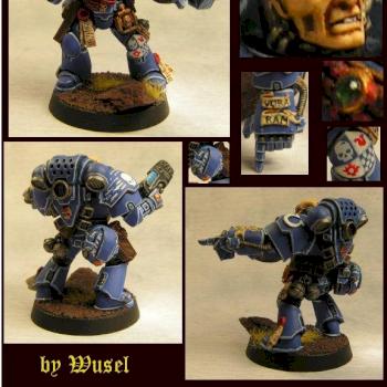 Ultramarine Captain Ram by Wusel