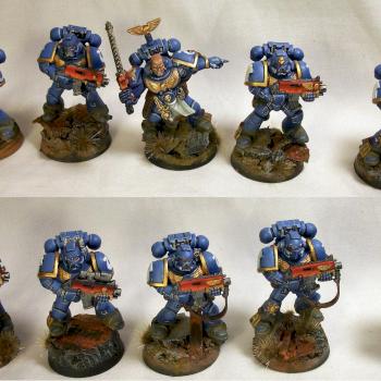 Space Marine Tactical Squad by Grigory