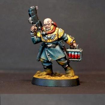 Man with a mission - stranded Imperial Aquila Pilot of the Imperial Fists by Xcorac